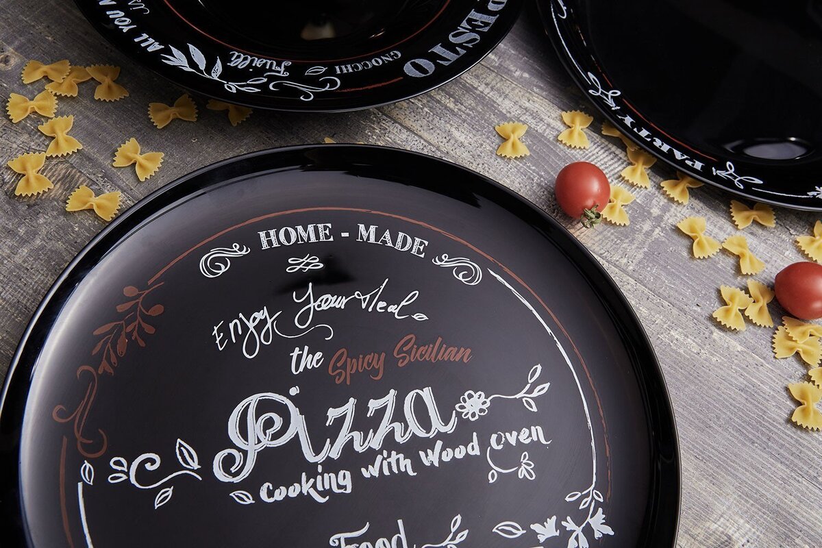 Коллекция посуды "Френдс Тайм Блэк"