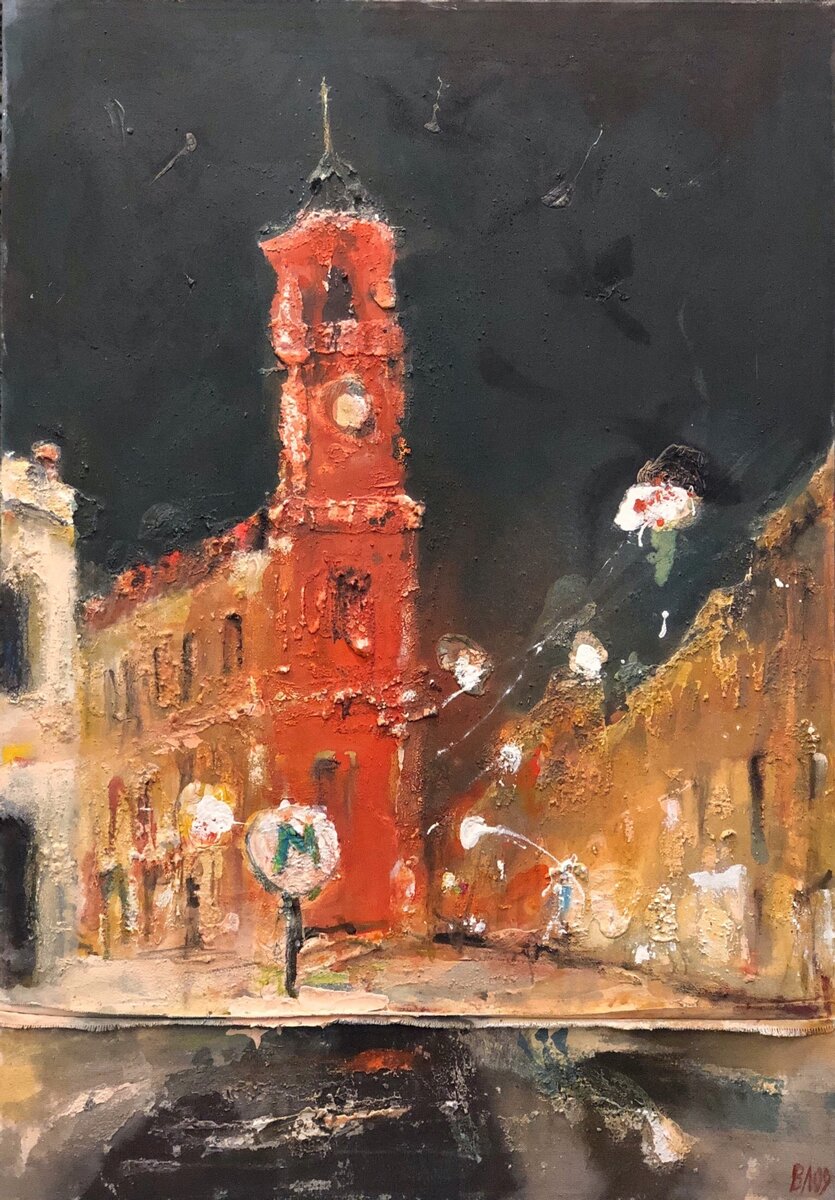 Лукка Валерий, Невский проспект. Дума 2009, холст, масло, 100 х 70. Арт Холдинг Татьяны Никитиной, Санкт-Петербург. 