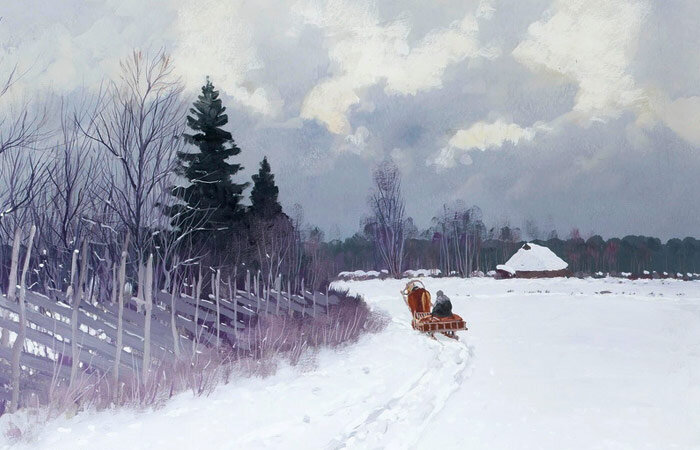 Картина А. Егорова (1878 - 1954 г.г.)