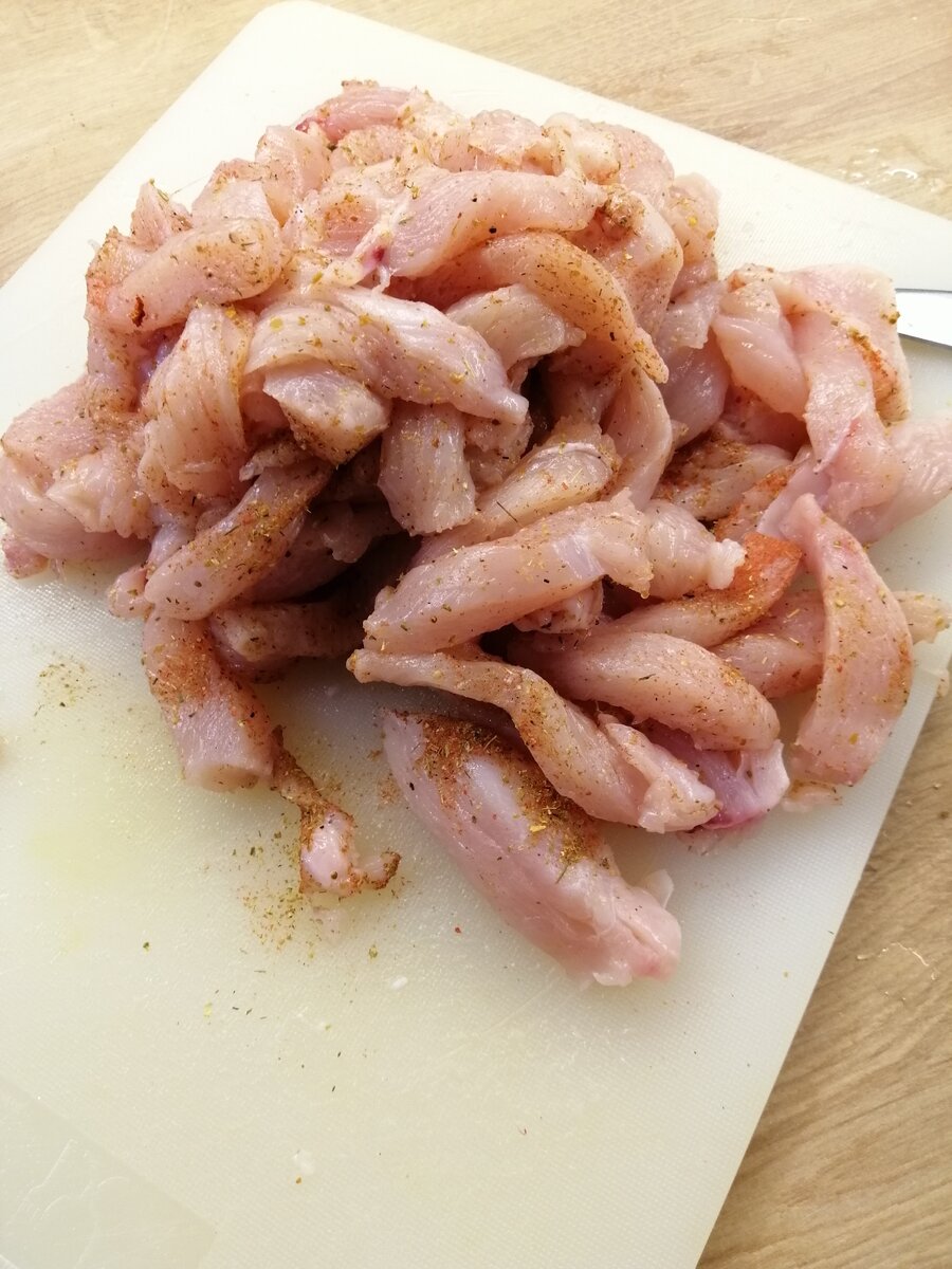 Я сразу добавляю немного специй