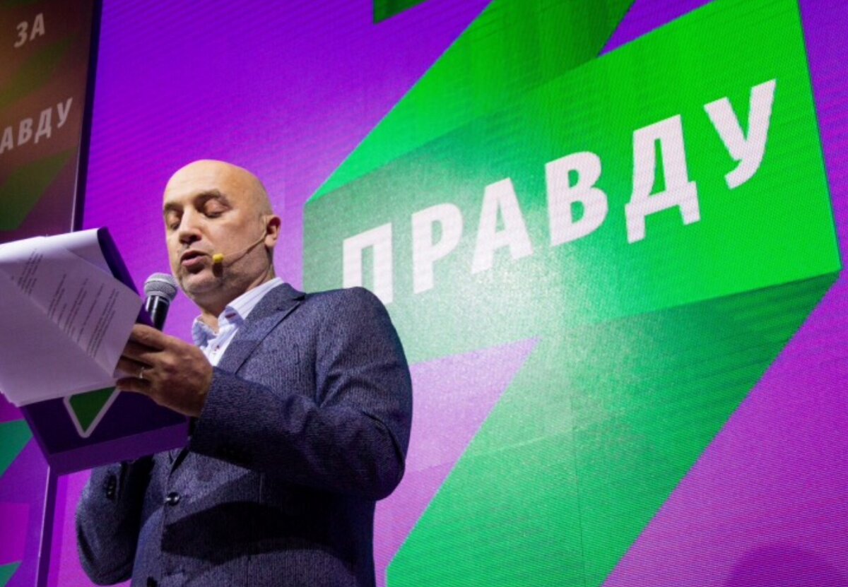 Захар Прилепин, лидер партии «За правду». Фото «Ваши новости».