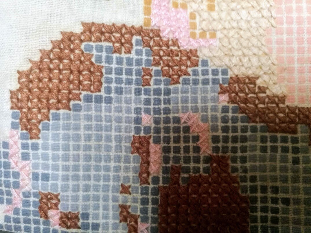 Цветная схема для вышивки