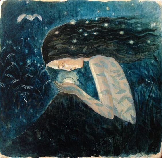Переживания. Иллюстрация Lucy Campbell