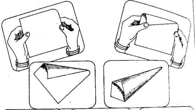 Как сделать конус из листа бумаги, ватмана или картона своими руками. Поделки. Колпак.
