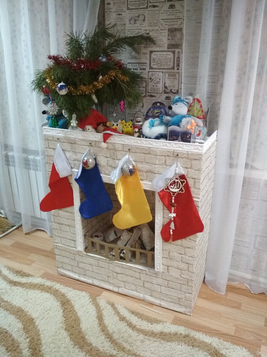 Камин в сборе.