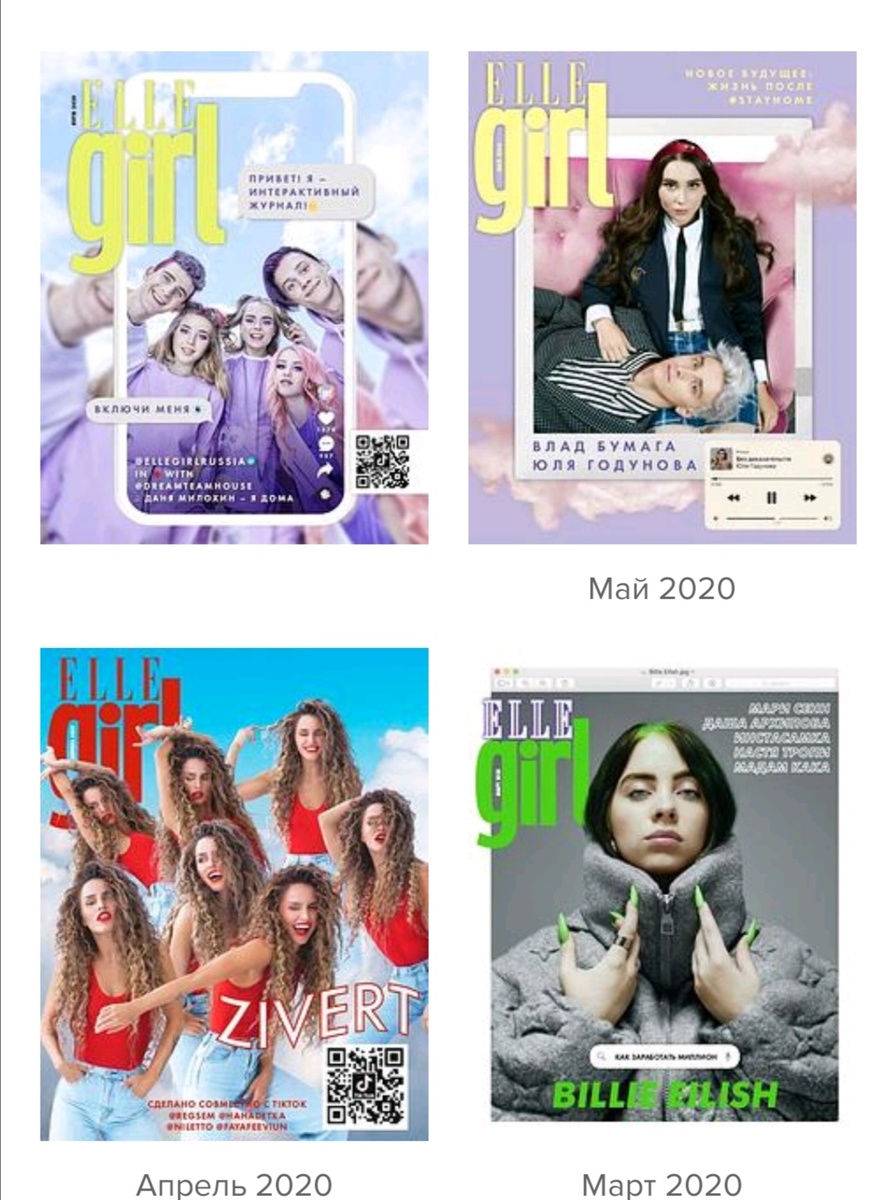 Выпуски «Elle girl» 