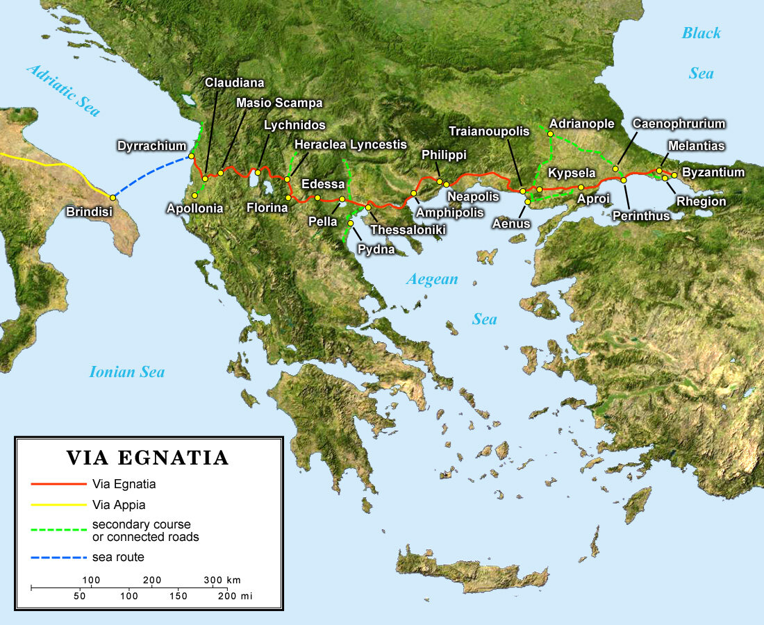 Виа Егнатия. Фото из общедоступных источников.