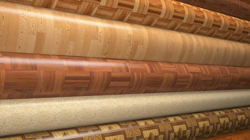 Широкий ассортимент искусственного линолеума для кухни 