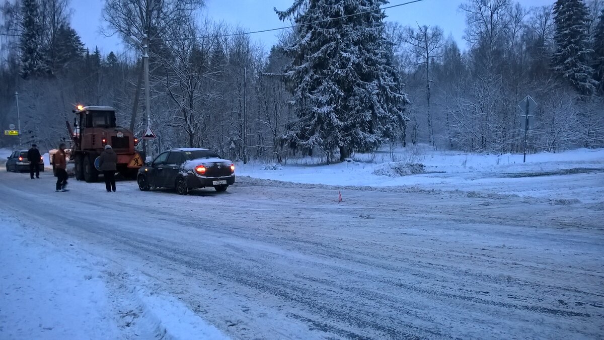 На фото ДТП