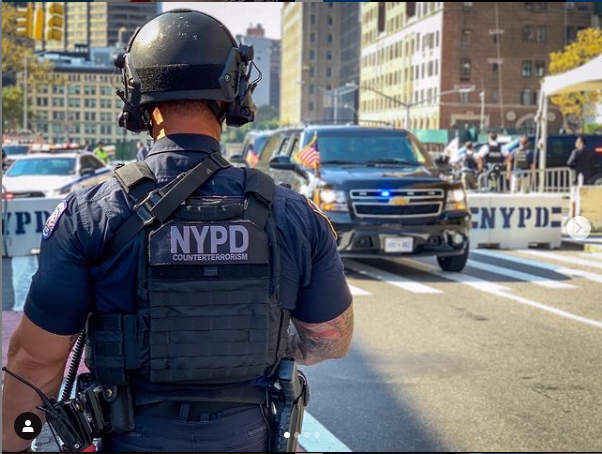 Фото из Инстаграма полиции Нью-Йорка. https://www.instagram.com/nypd/