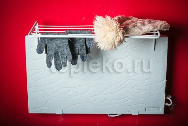 Пример использования специальной сушилки для обогревателя ТеплЭко