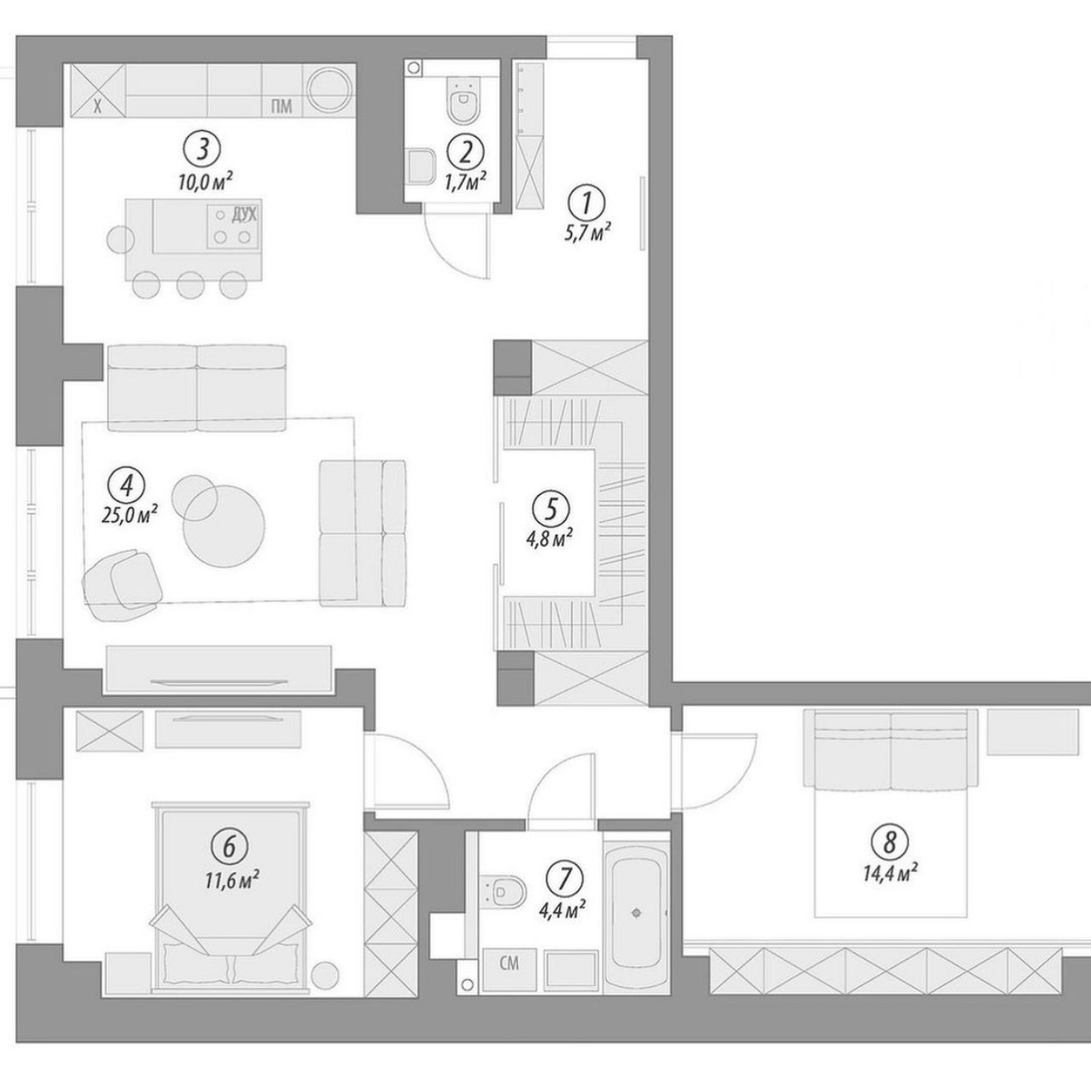 Планировка ПОСЛЕ