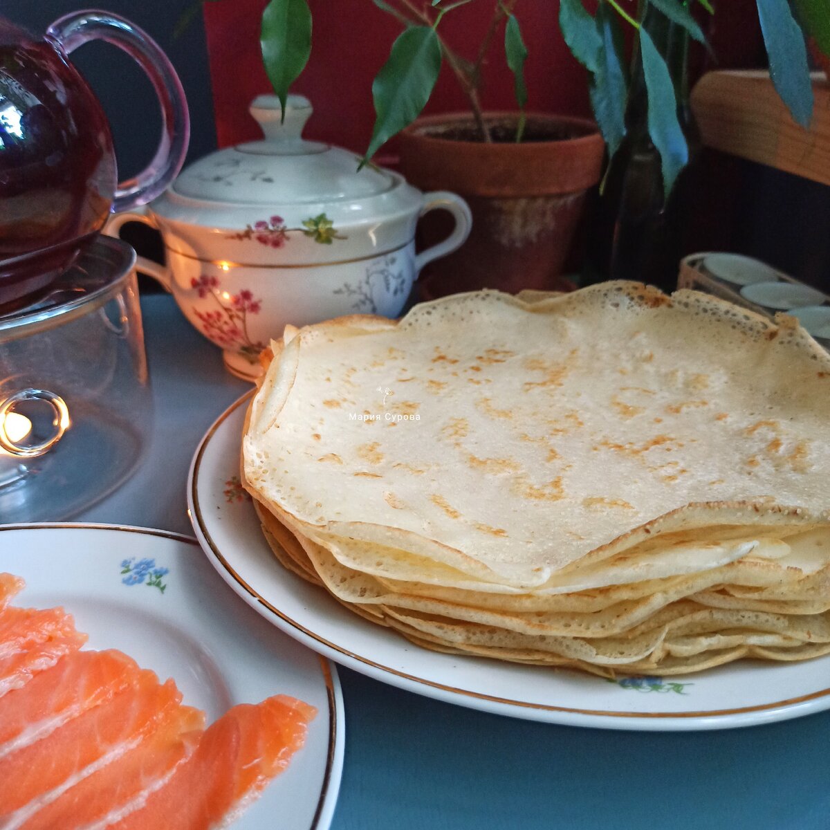 Тонкие блины с дырочками и без! Простые правила! | Мария Сурова - рецепты и  советы | Дзен