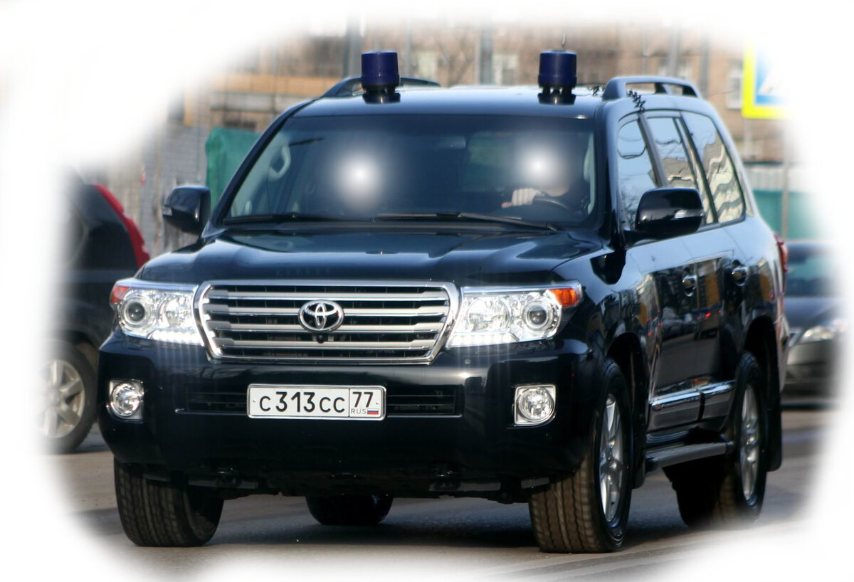 Мигалки были запрещены ,но номера остались.