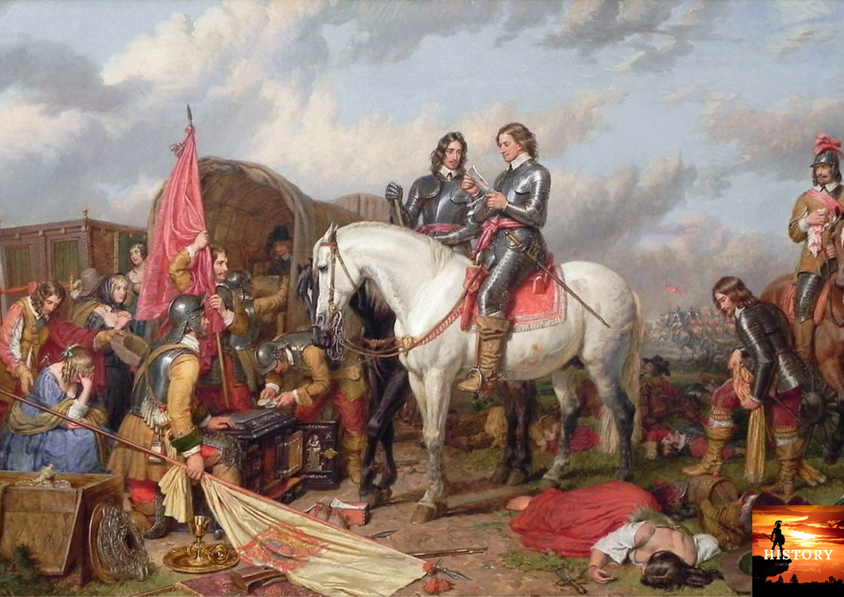 Англия после революции. Оливер Кромвель битва при Нейзби. Битва при Нейзби 1645. Сражение при Нейзби в Англии 1645.