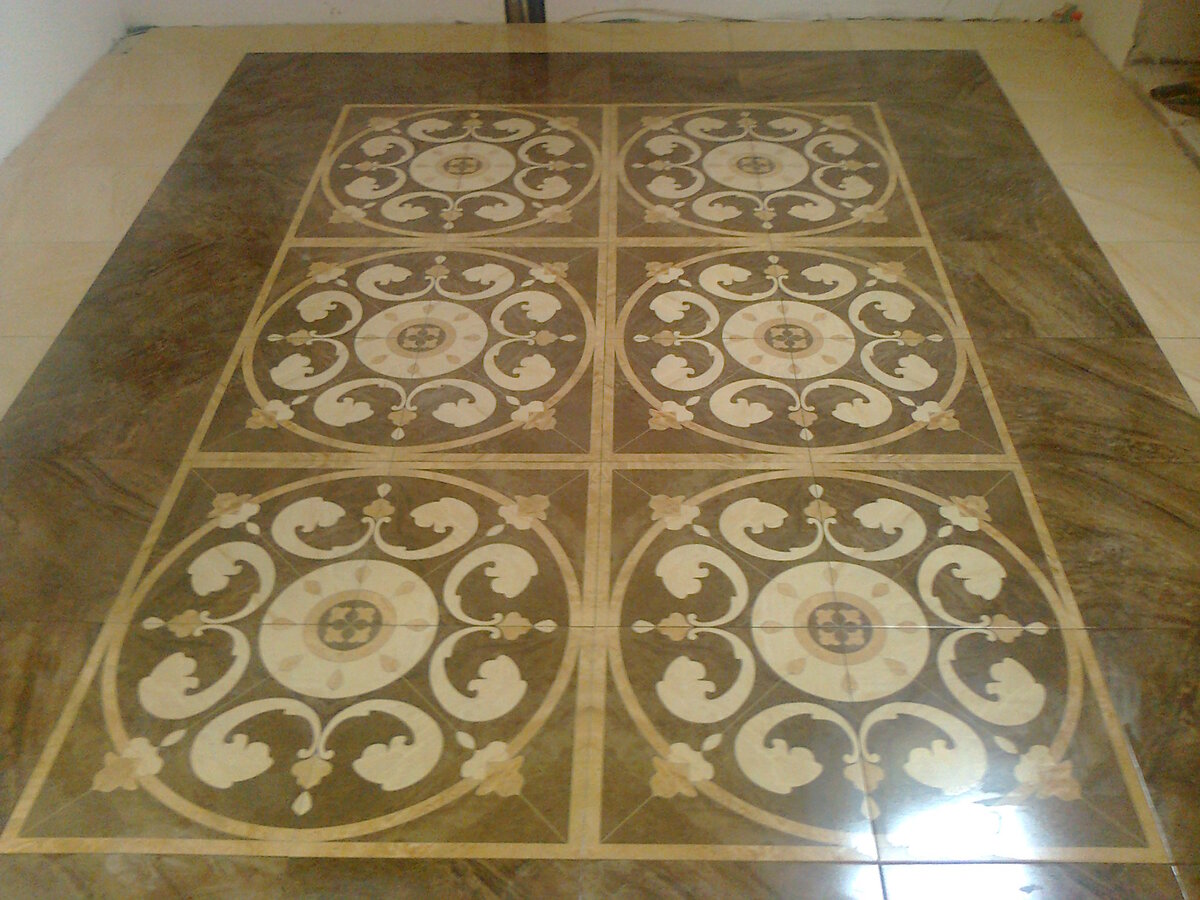 Теплый пол из кафельной плитки.