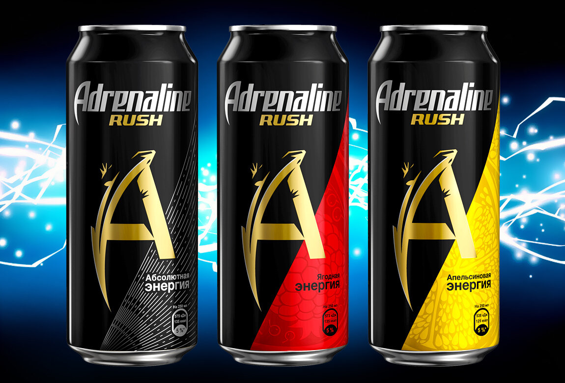 Классическая тройка adrenaline-rush. Источник фото: Яндекс.Картинки