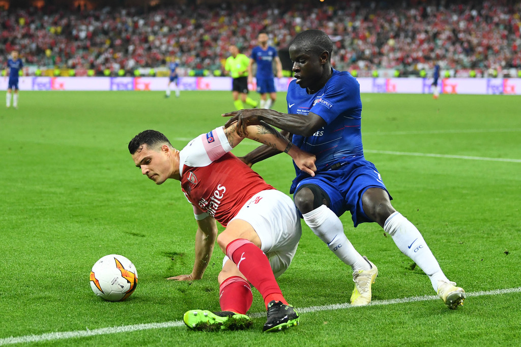 Н'Голо Канте и Гранит Джака. Источник: Zimbio.