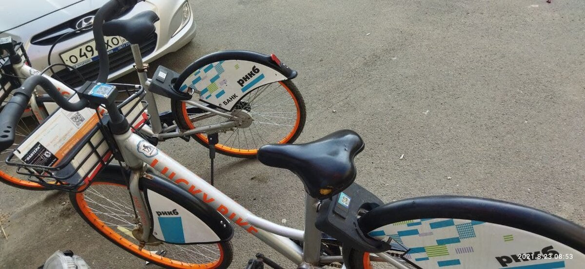 Вот они, прокатные велосипеды