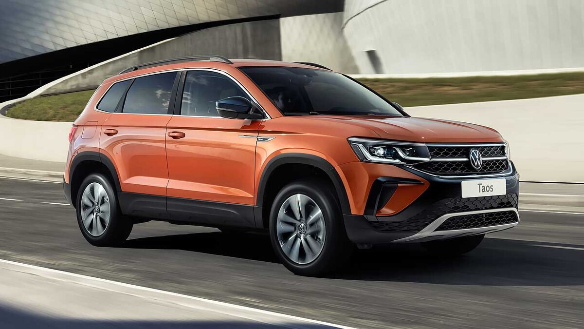 VW Taos цена от 1,950,000 рублей. Фото VW