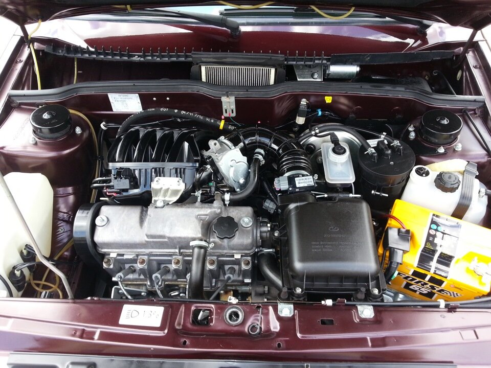 Под капотом у данного агрегата.