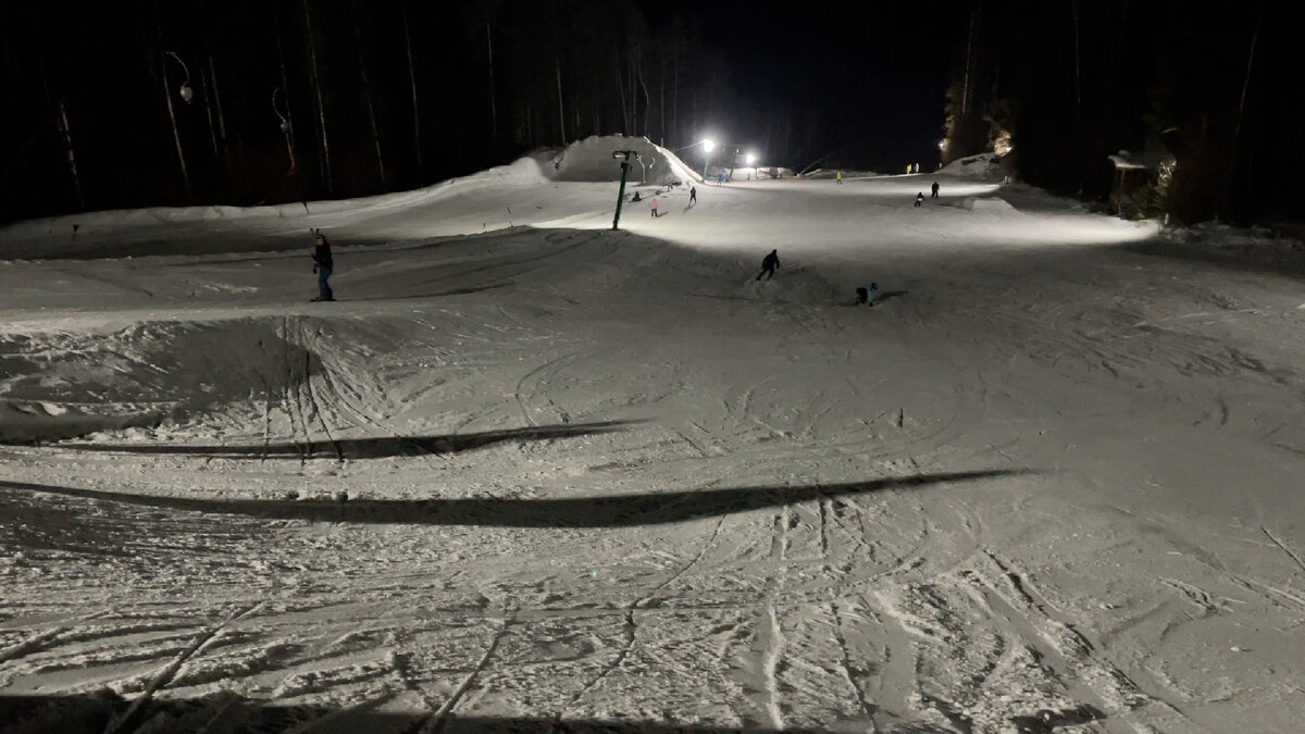 Склон сноупарка Афанасий