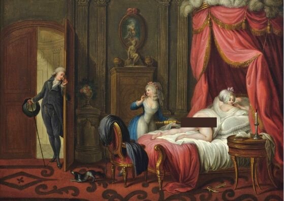 Услужливая горничная. Жан-Фредерик Шалль.