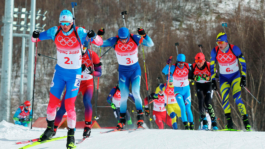 Сегодняшний Чемпионат мира по биатлону мужская эстафета