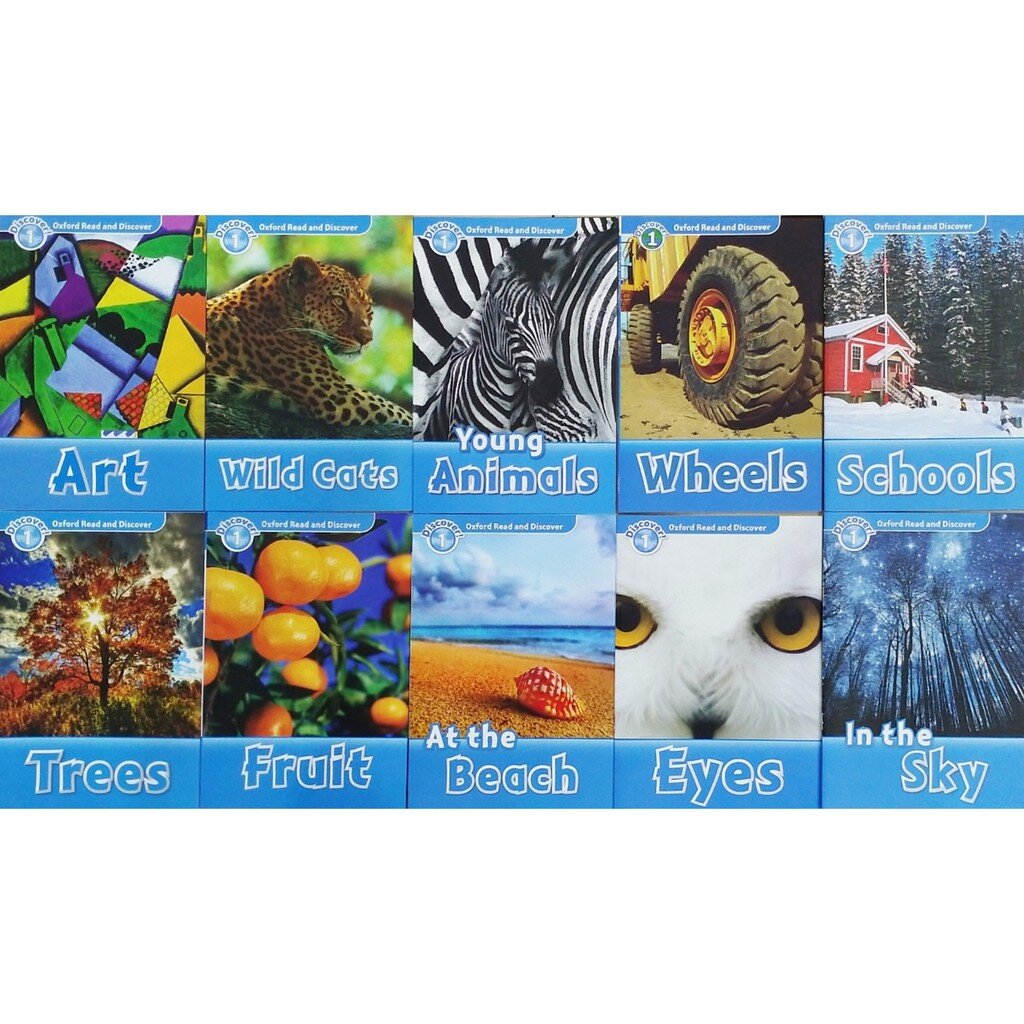 В "Read and Discover" пять уровней и это очень удобно для тех, кто ценит своё время. Тексты подойдут и вам и вашему ребёнку. 