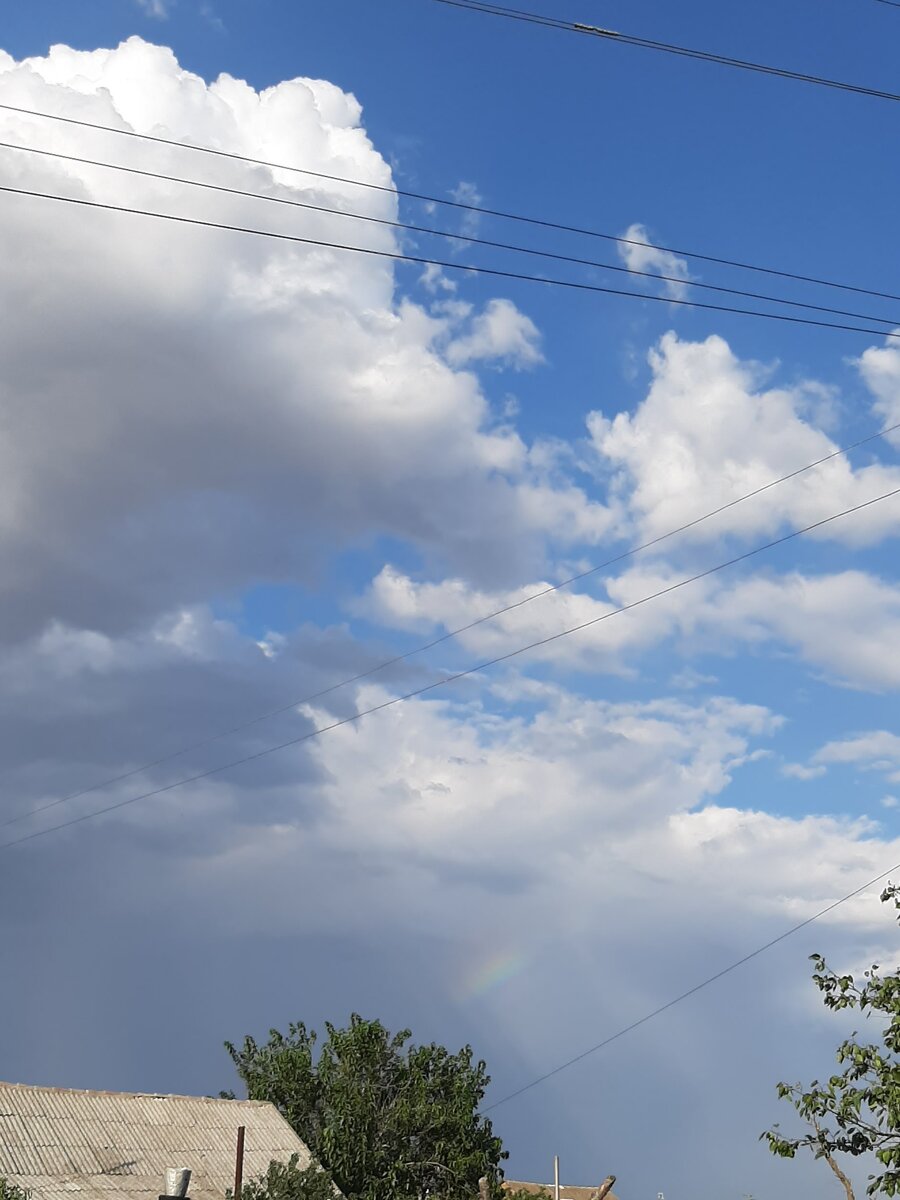 Наконец и я поймала первую для себя радугу в этом году
