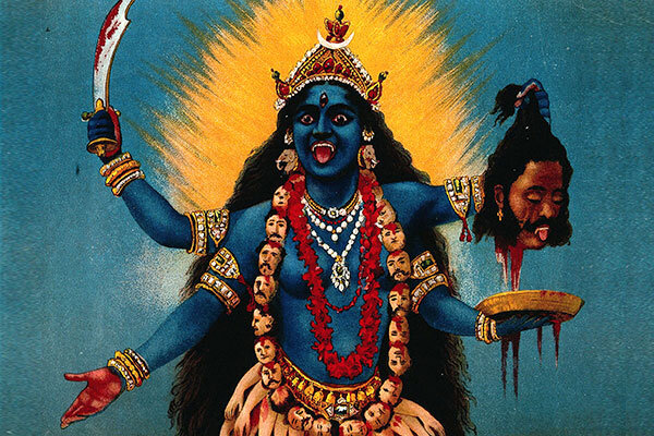 Кали. Индийская богиня смерти, разрушения и заодно и возмездия, кстати