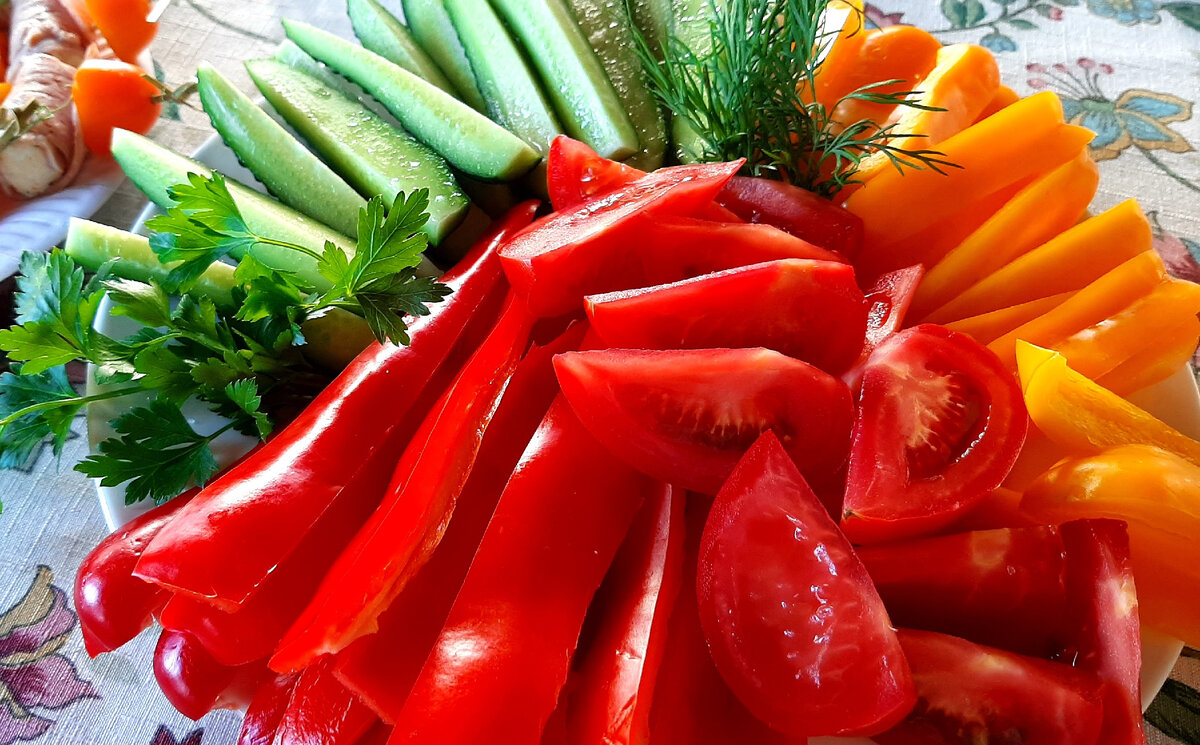 Фото автора. В питании нужно отдавать предпочтение овощам. 