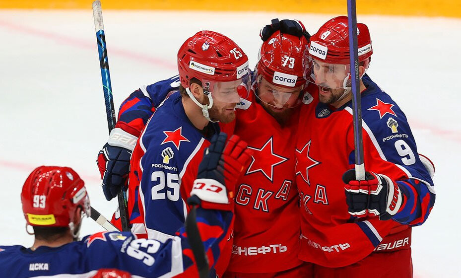    ЦСКА выиграл московское дерби у "Спартака". Фото: КХЛ