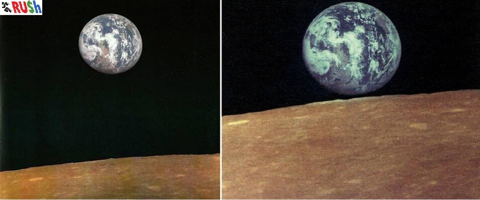 Снимки Луны с автоматической станции СССР