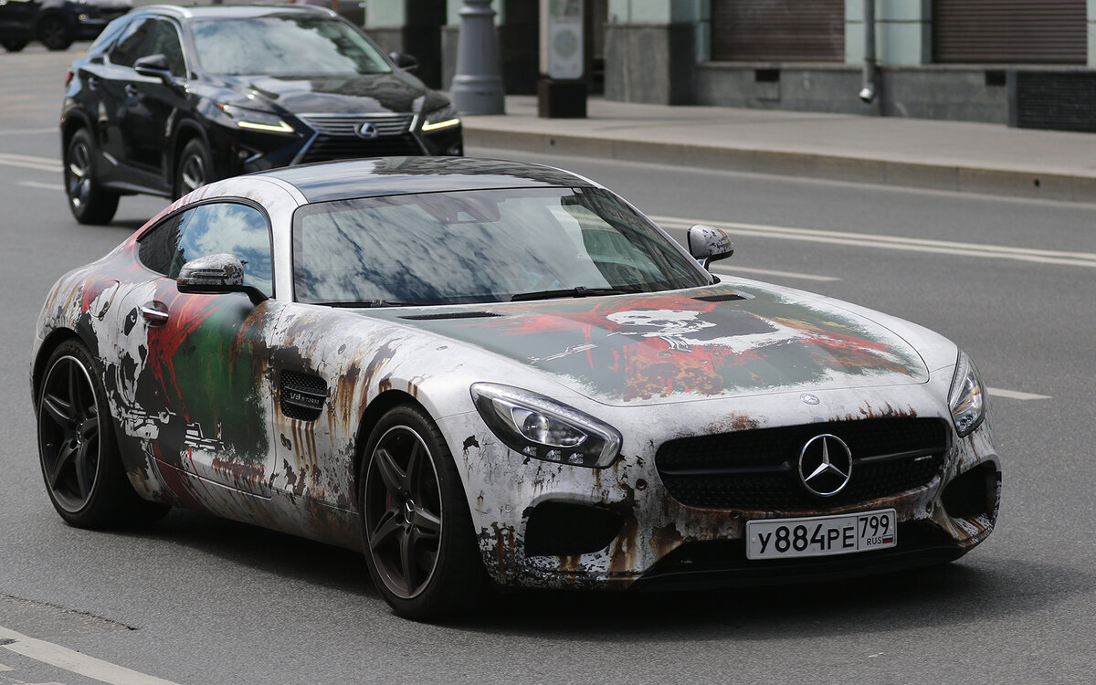 Mercedes-Benz AMG GT в очень необычном облике