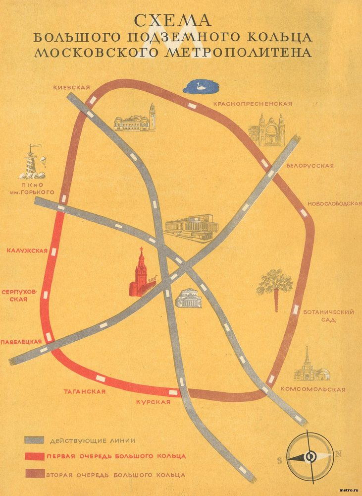 Строительство метро в Москве — первое в СССР, перспективное в России