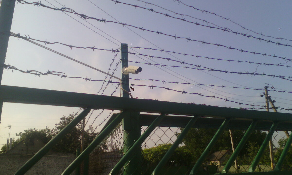 Моя работа по монтажу видеонаблюдения