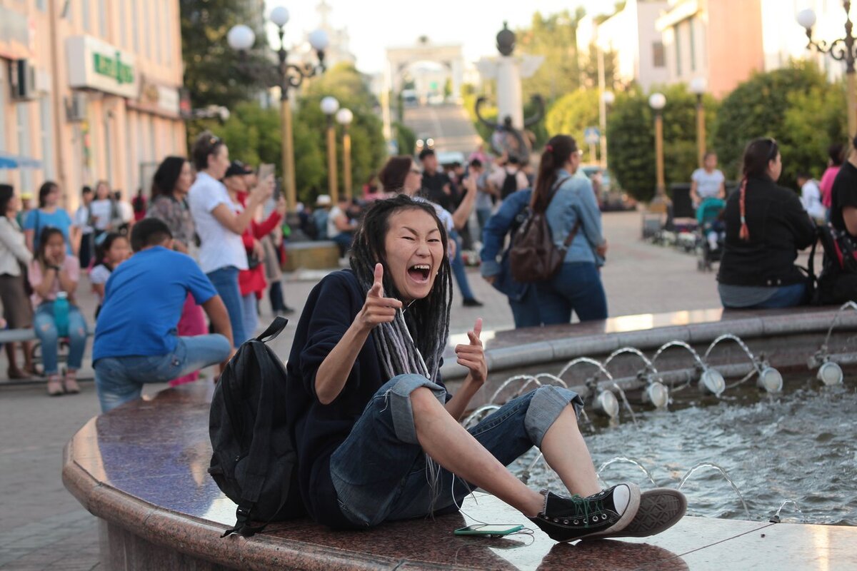 Улан-Уде. Центральная пешеходная улица города. Фото: Бурдов Михаил