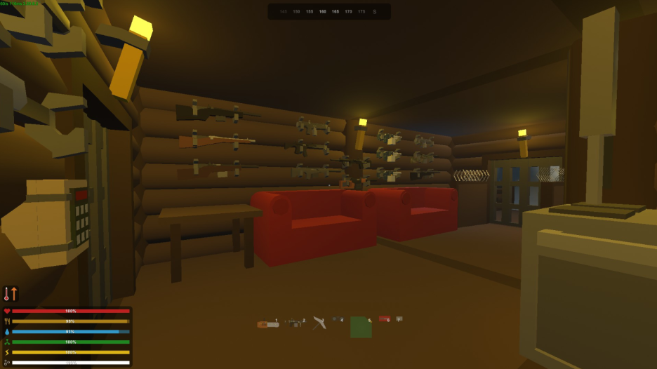 Многообразный арсенал оружия и вспомогательных вещей, построй свой дом и живи в нём с друзьями. Не забудь его укрепить, чтобы его не взорвали и не взяли все ваши вещи.