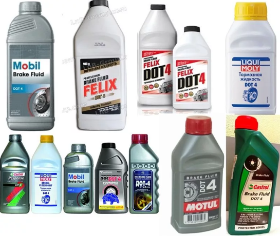 Различные варианты тормозной жидкости