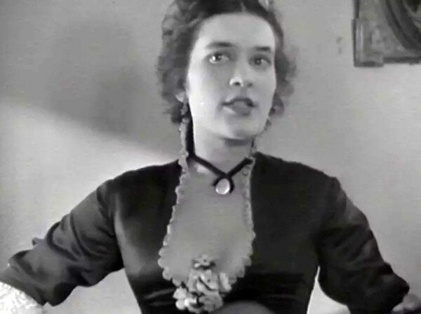 Лариса (Нина Алисова), кадр из фильма "Бесприданница" (1936) 