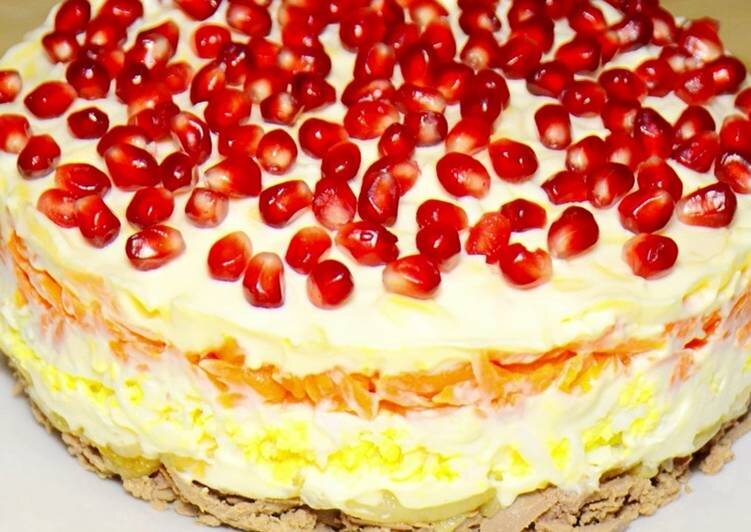 салат получился нежным,сочным,вкусным.