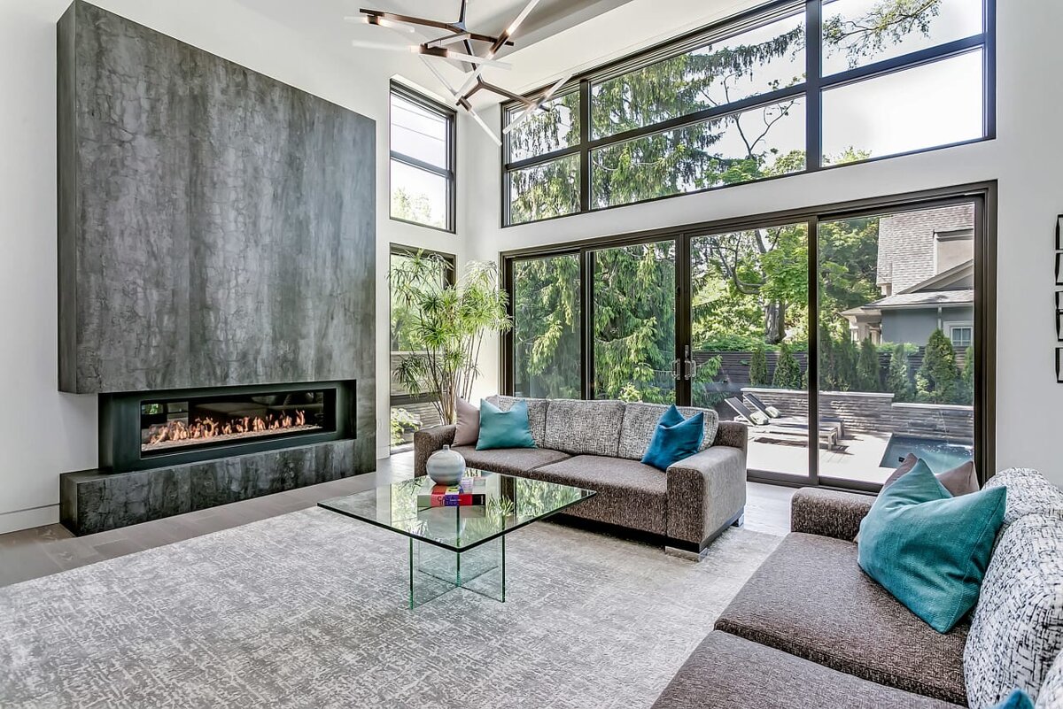 Отделка элитного коттеджа по дизайн-проекту в современном стиле