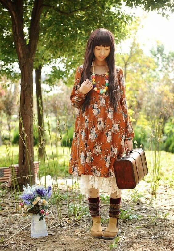 Mori Girl - Mori Girl.  Girls from the forest - the direction of the late 2000s.