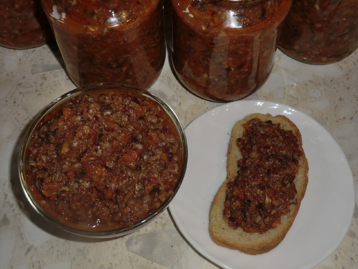 Начинка для пирогов из опят