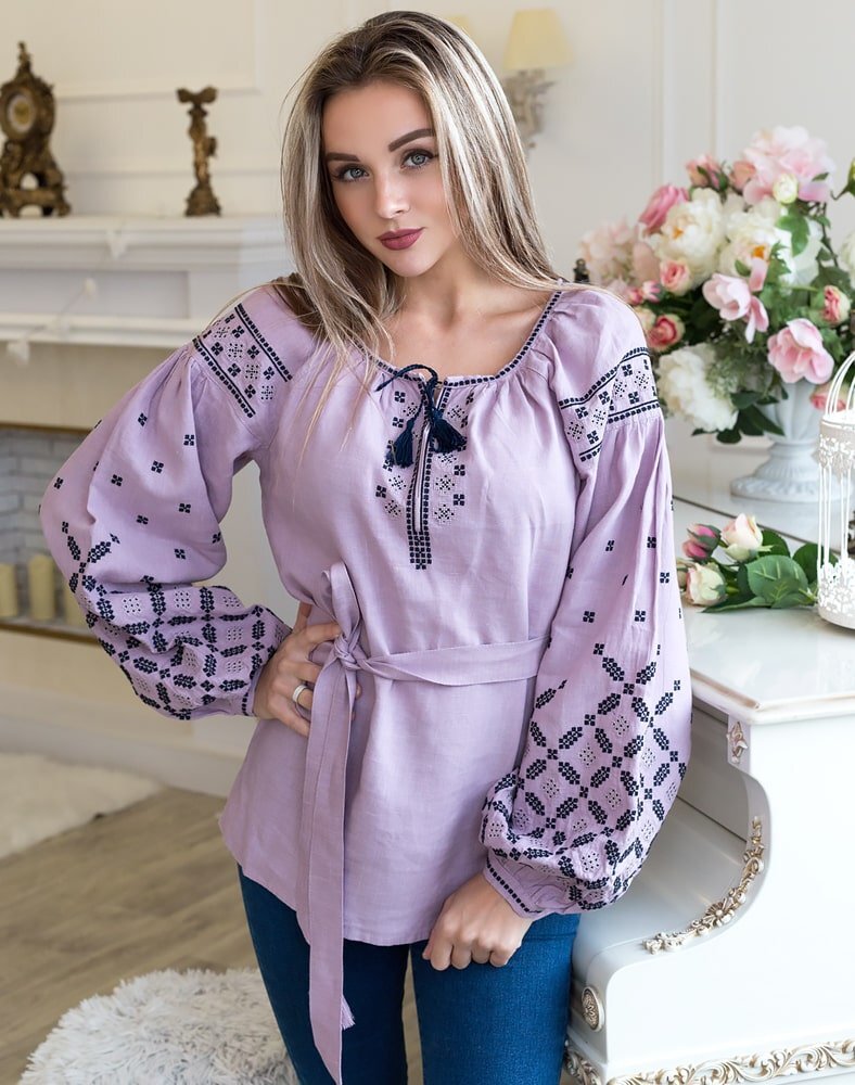 Рубаха Амелфа сирень