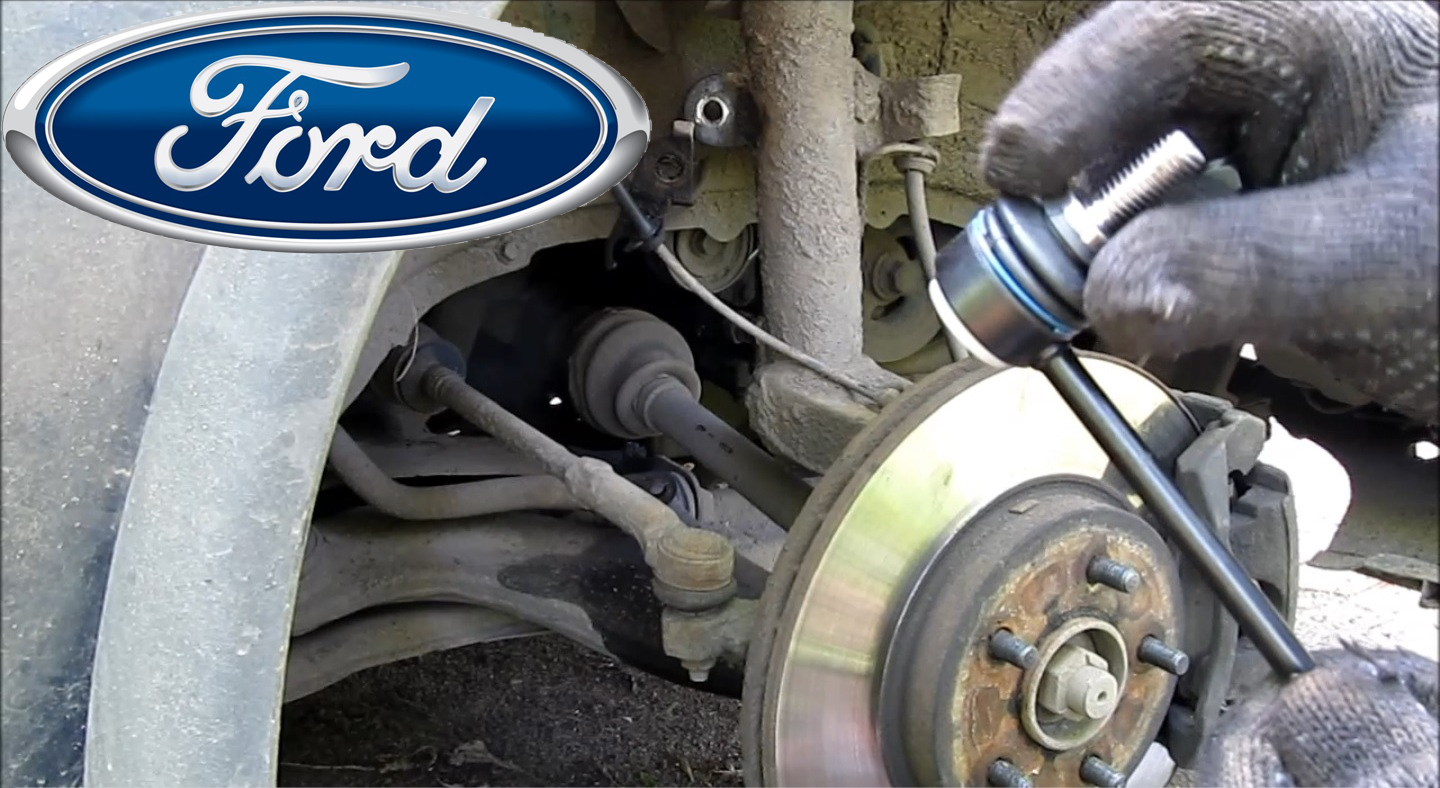 Как снять стойки стабилизатора задней подвески Ford Focus?