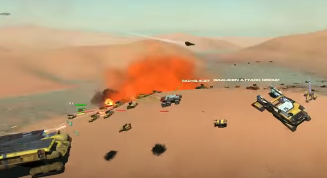 Продолжение показанного на предыдущем скриншоте сражения