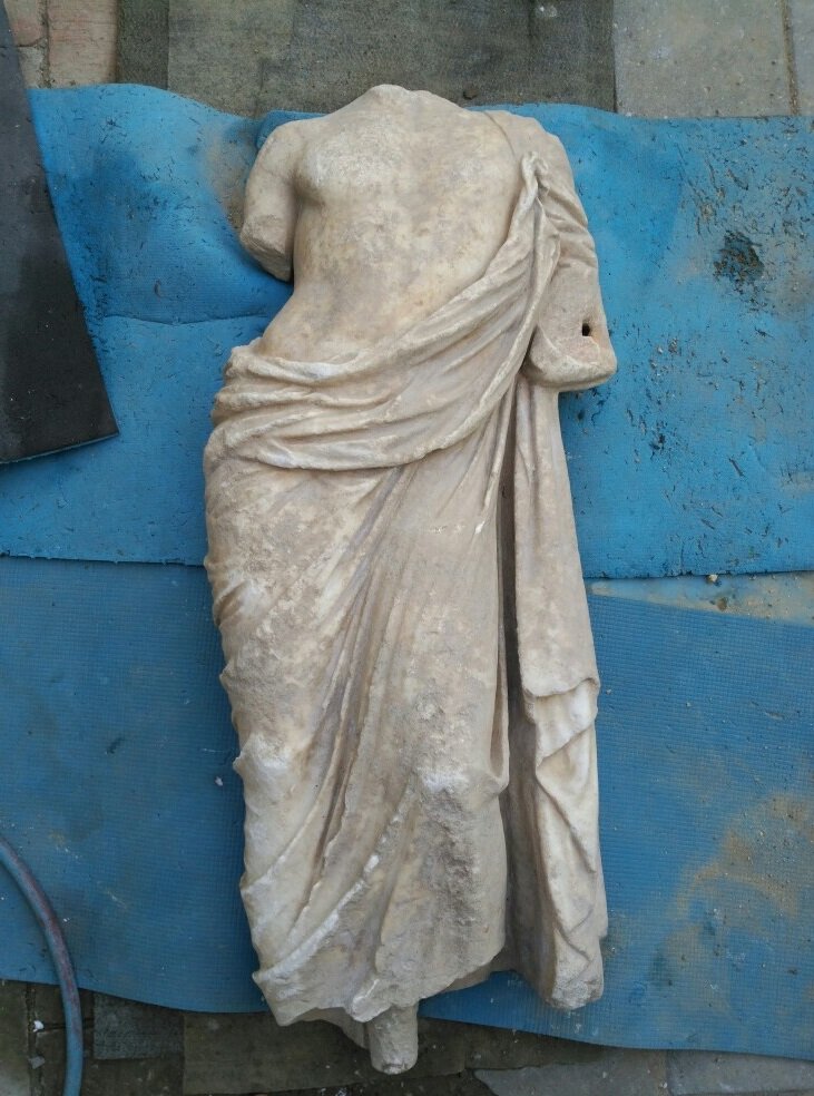 Статуя, найденная в 2018 году