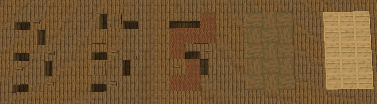 5 пол сделан из ульев.